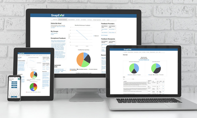 SnapEval Continuous Performance Management on Desktop, Tablet, and Mobile