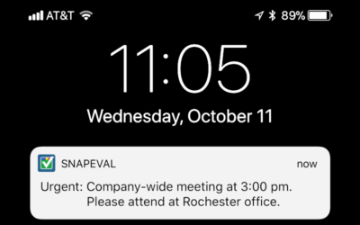 Push Notification Messages Deliver Urgent Communications